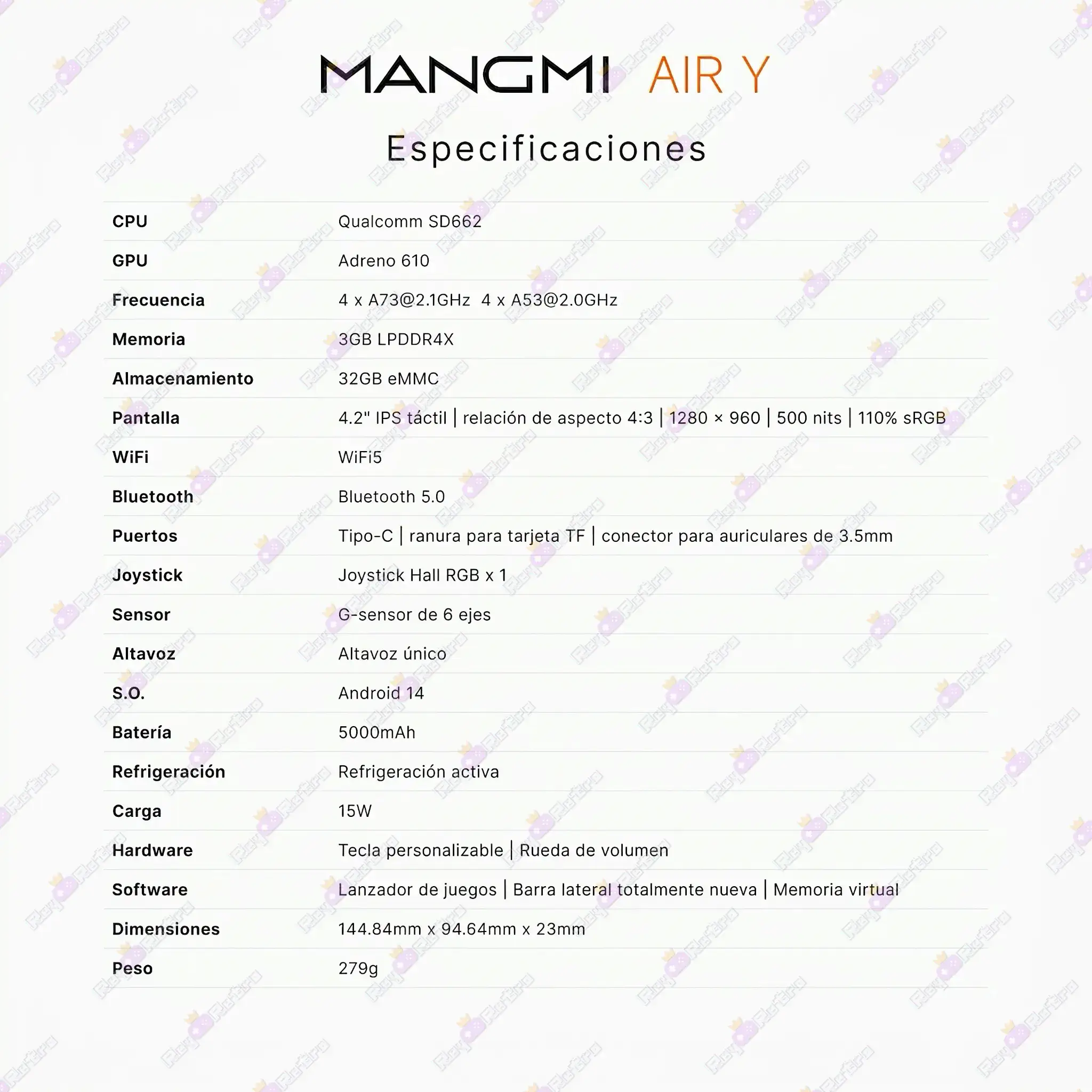 Mangmi_Air_Y.16 - 🕹 Mangmi Air Y - Consola Android vertical para emulación retro