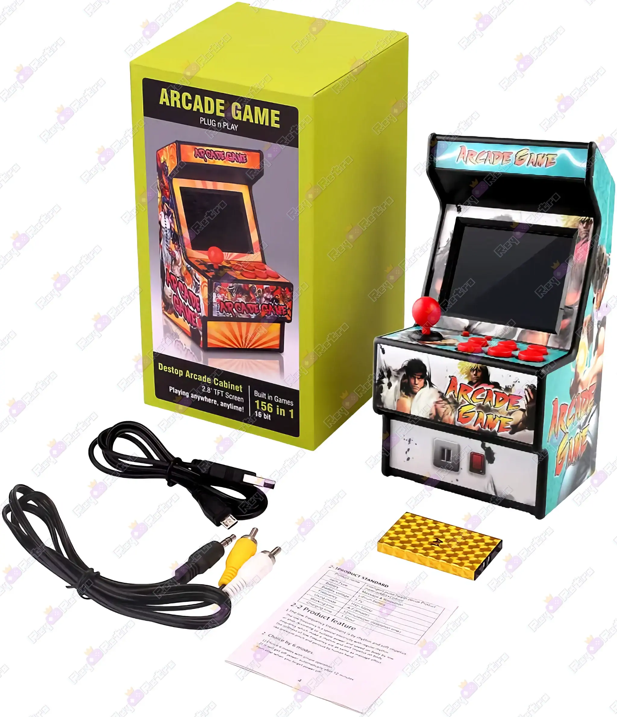 Mini Máquina Recreativa Arcade Mini_Maquina_Recreativa_Arcade.16 - 🕹 Mini Máquina Recreativa Arcade Portátil - Juegos Retro y Salida TV