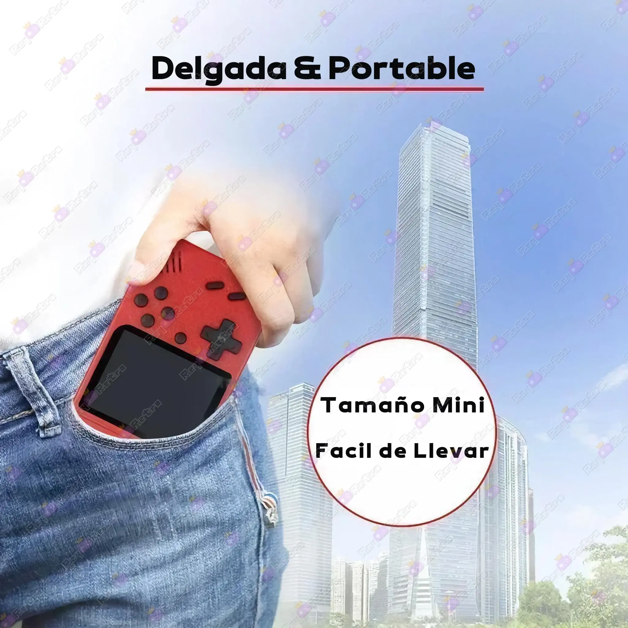 Mini Retro 500 Mini_Retro_500.13 - 🕹 Mini Consola Retro Portátil - Con 500 Juegos y Salida de TV