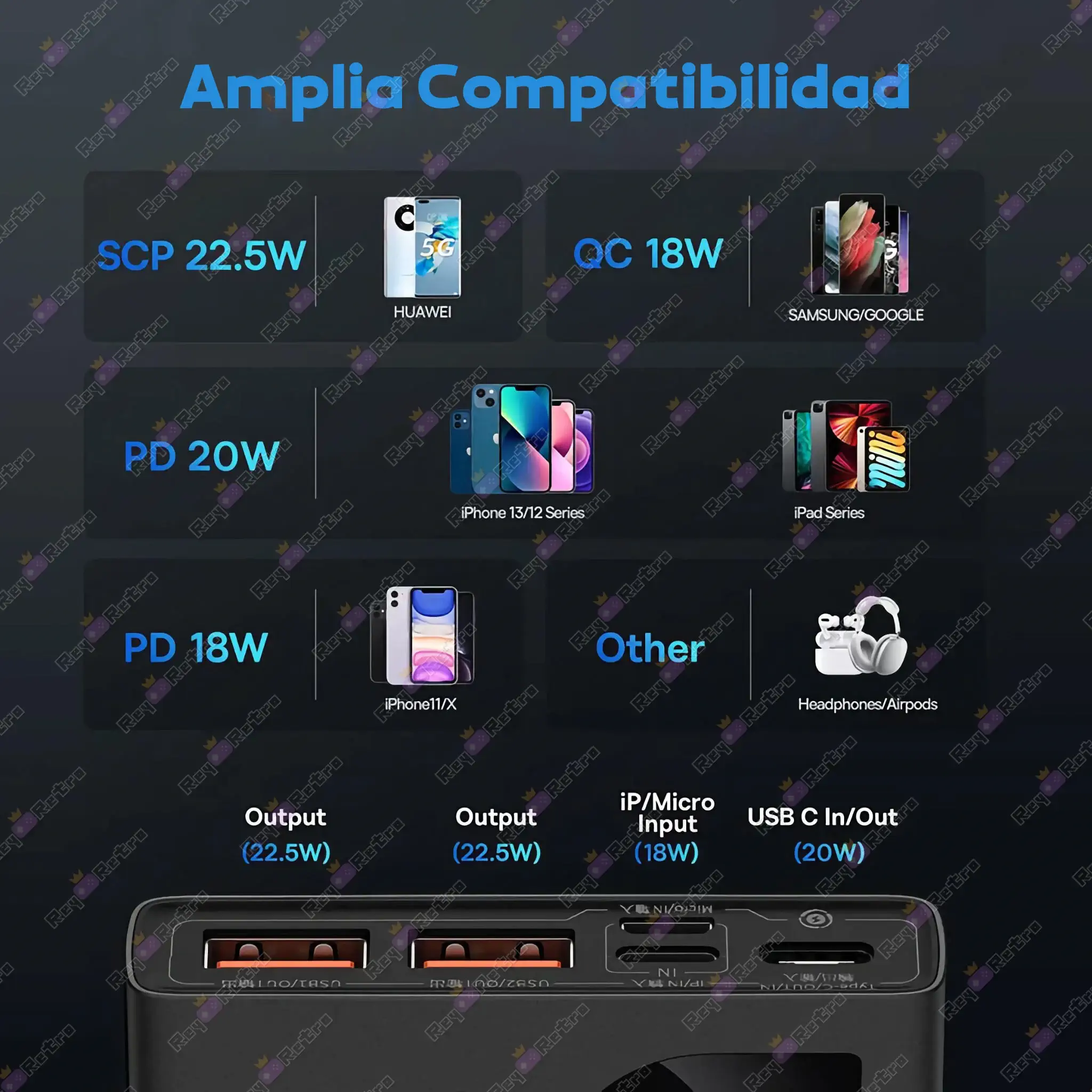 Power_Bank_10000mAh.08 - 🔋 Power Bank 10000mAh - Baseus - 22.5W, QC 3.0, PD 3.0, SCP