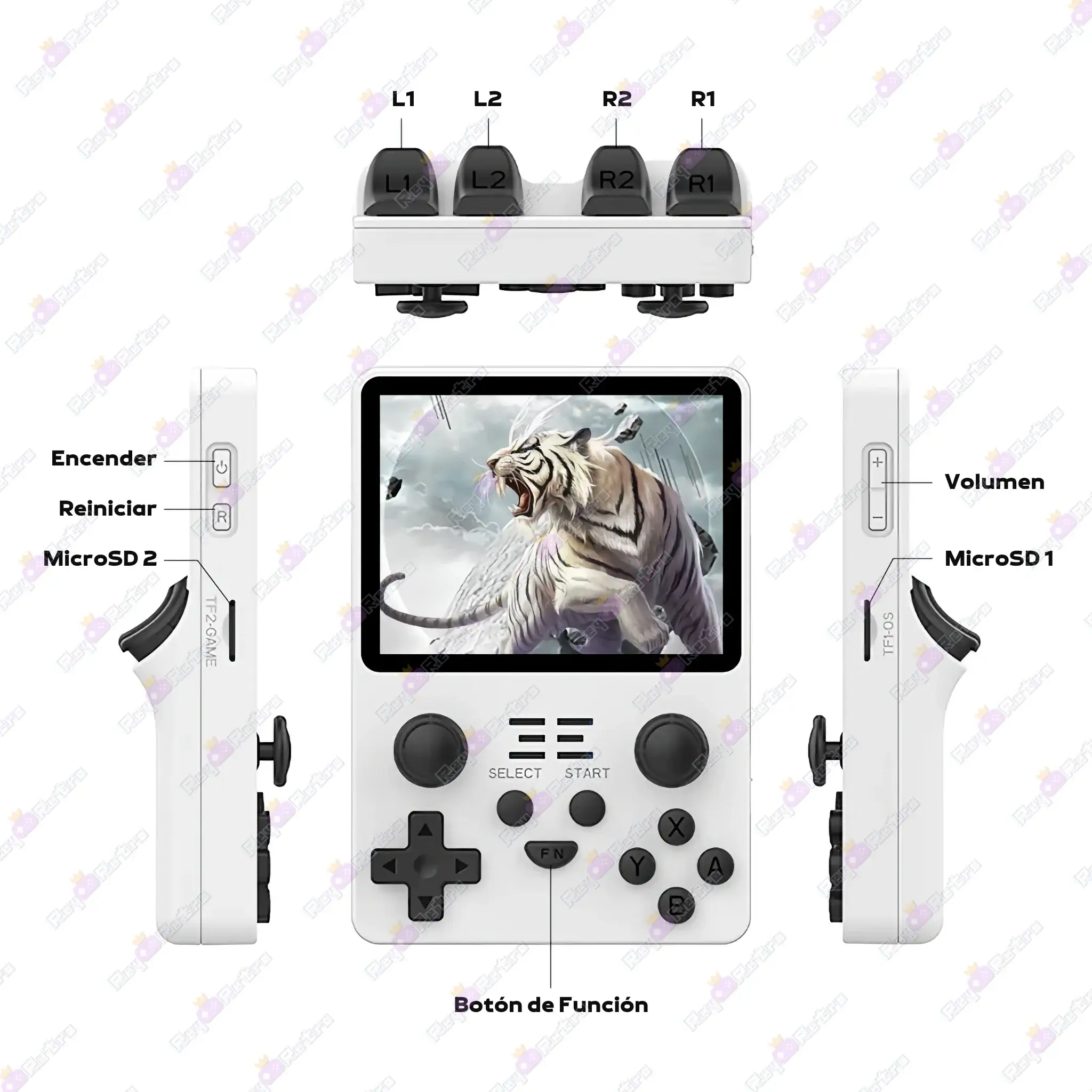 Powkiddy RGB20S Powkiddy_RGB20S.16 - 🕹 Powkiddy RGB20S - Consola Retro Portátil Potente de 3.5” IPS