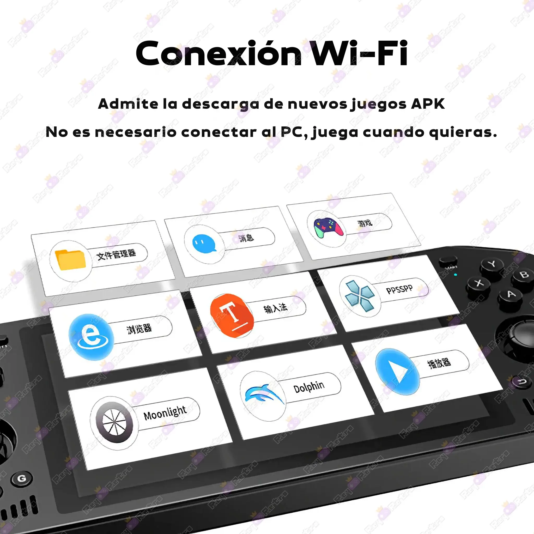 Powkiddy X28 Powkiddy_X28.05 - 🕹 Powkiddy X28 - Consola Portátil 5.5” IPS con Android, 8 Núcleos