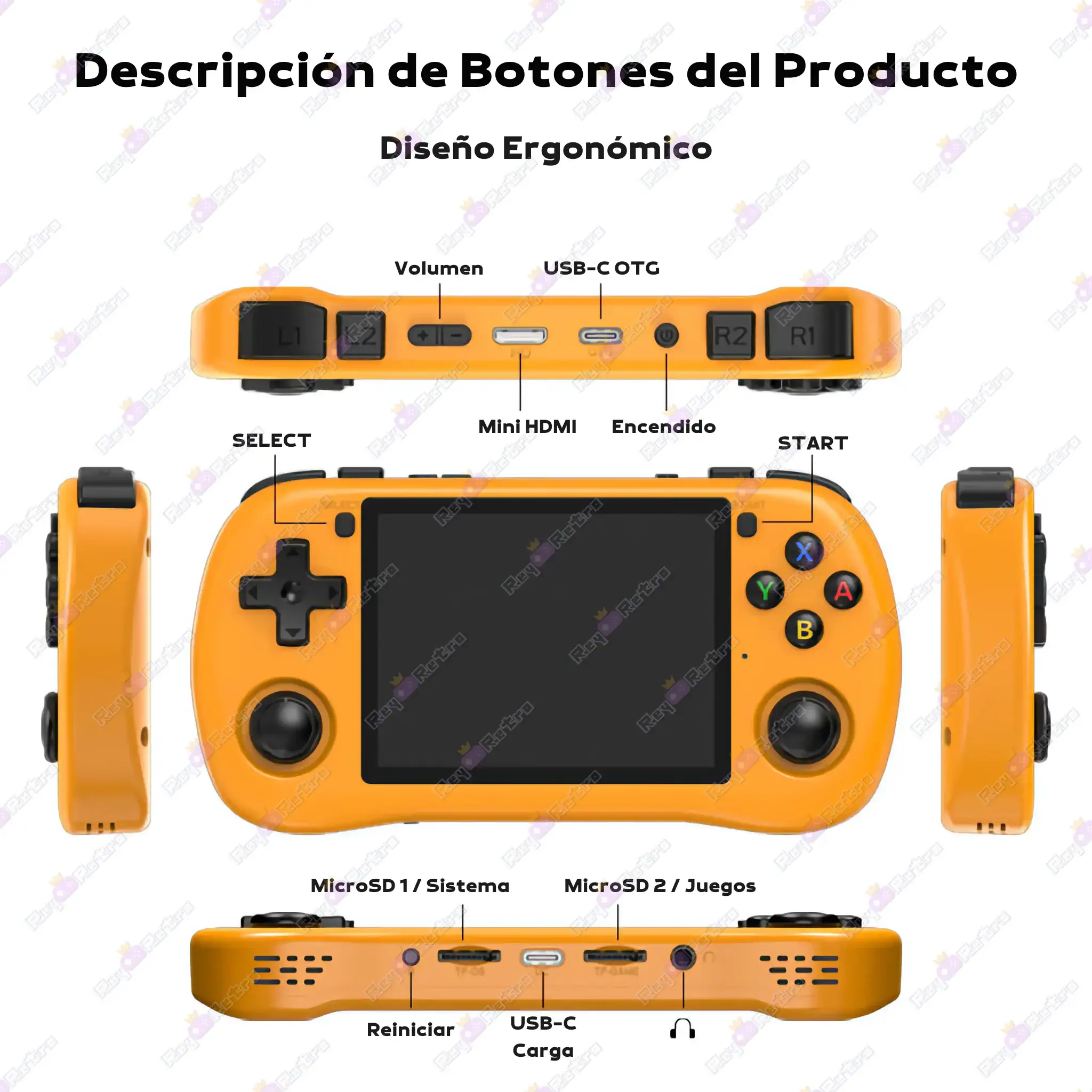 Powkiddy X35H Powkiddy_X35H.11 - 🕹 Powkiddy X35H – Consola Retro con PowkiddyOS y Salida HDMI