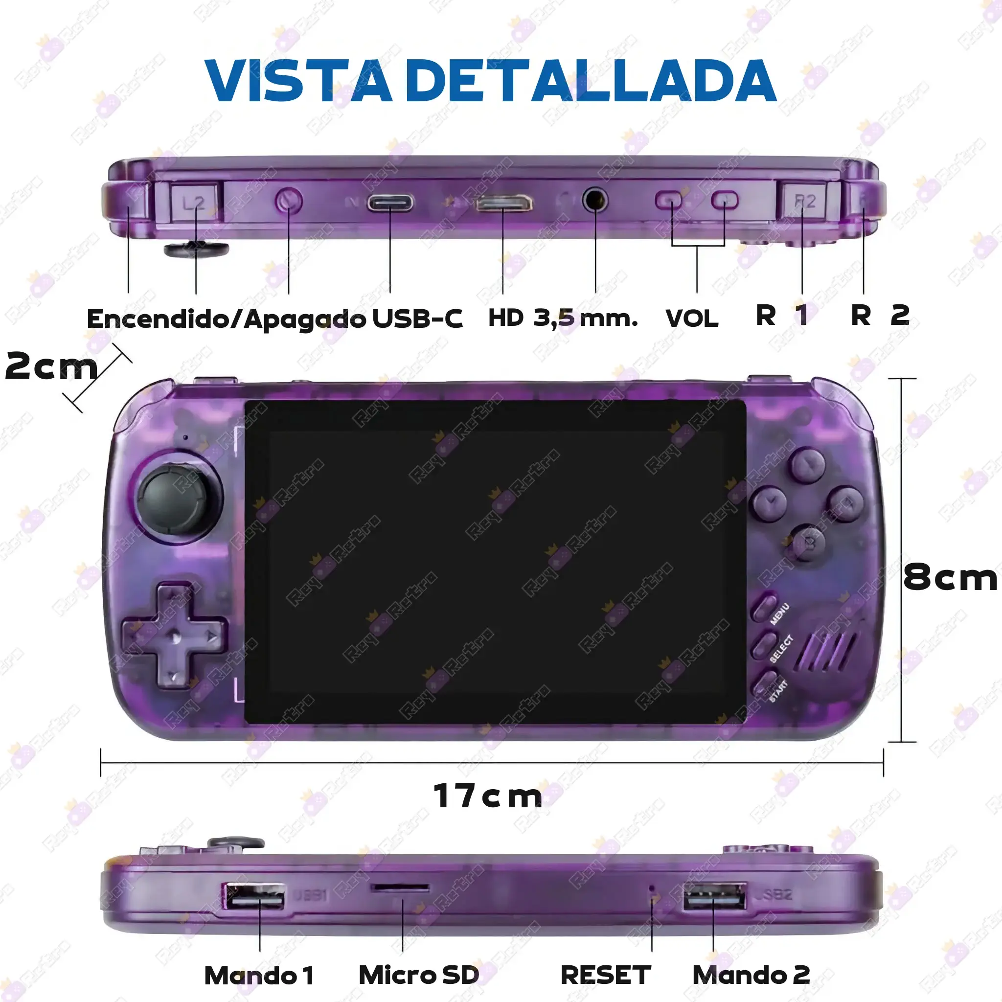 Powkiddy_X39_Pro.13 - 🕹 Powkiddy X39 Pro - Consola Portátil 4.5” IPS, Emuladores Retro