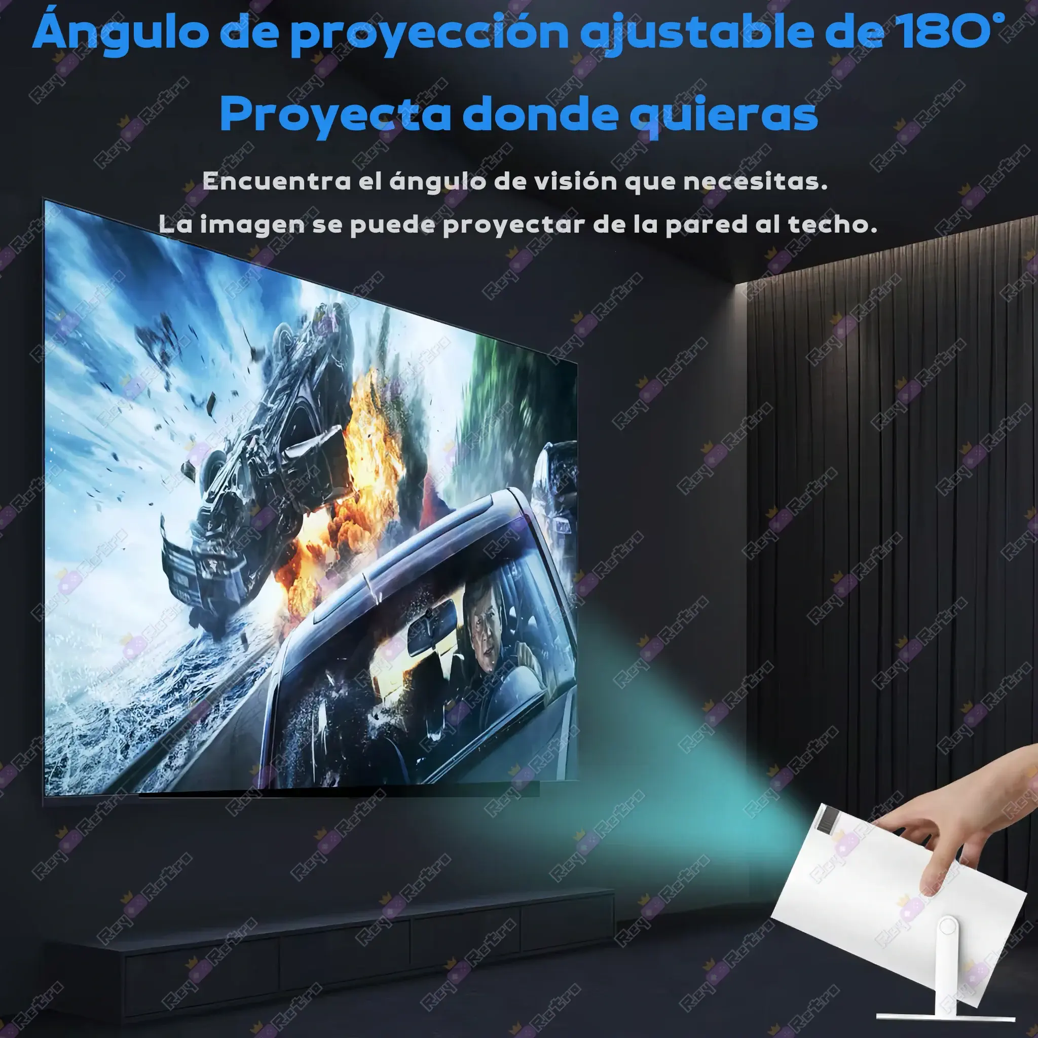 Proyector Consola Retro Proyector_Consola_Retro.07 - 📽 Consola Proyector HD Android - Juegos y Cine en Casa