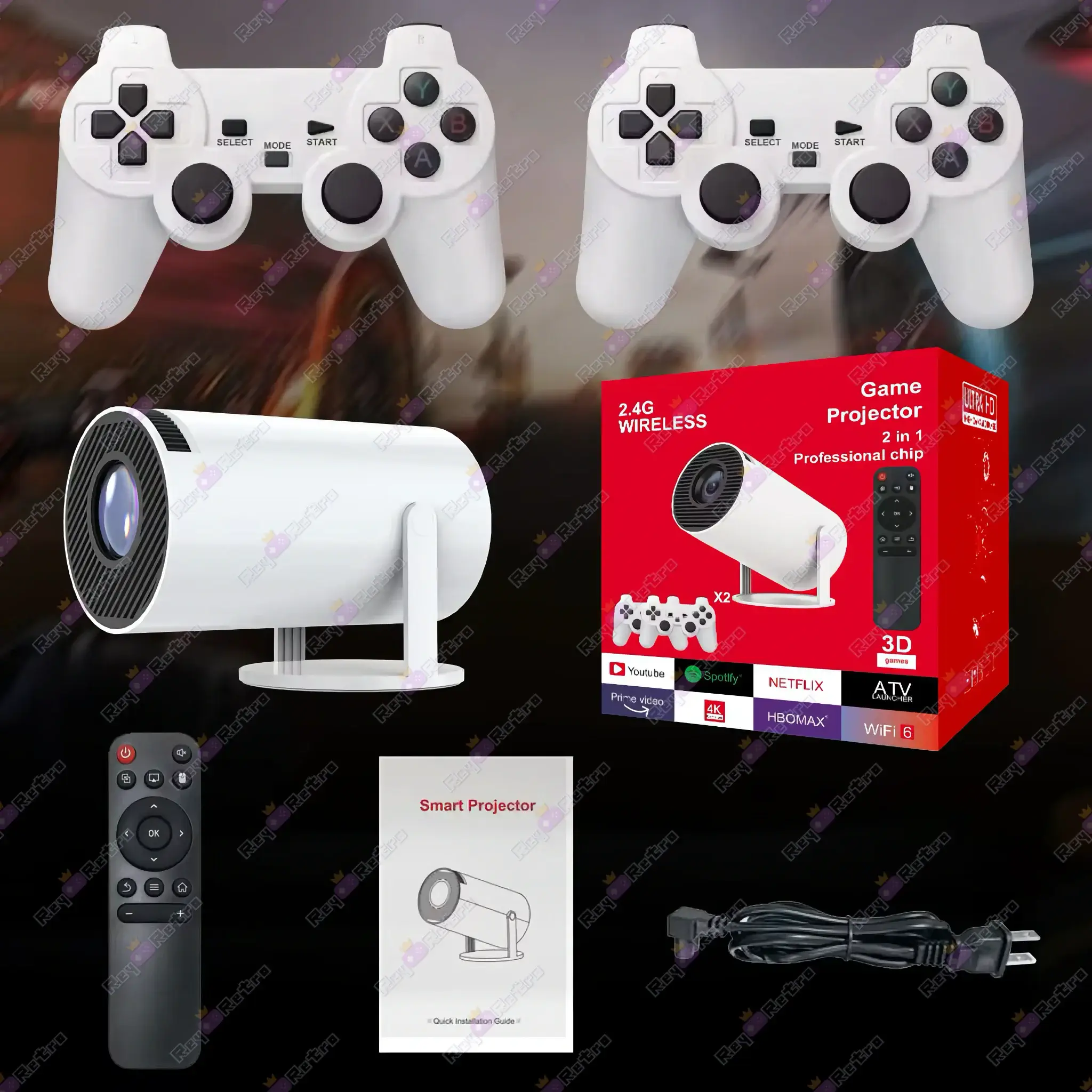 Proyector Consola Retro Proyector_Consola_Retro.12 - 📽 Consola Proyector HD Android - Juegos y Cine en Casa