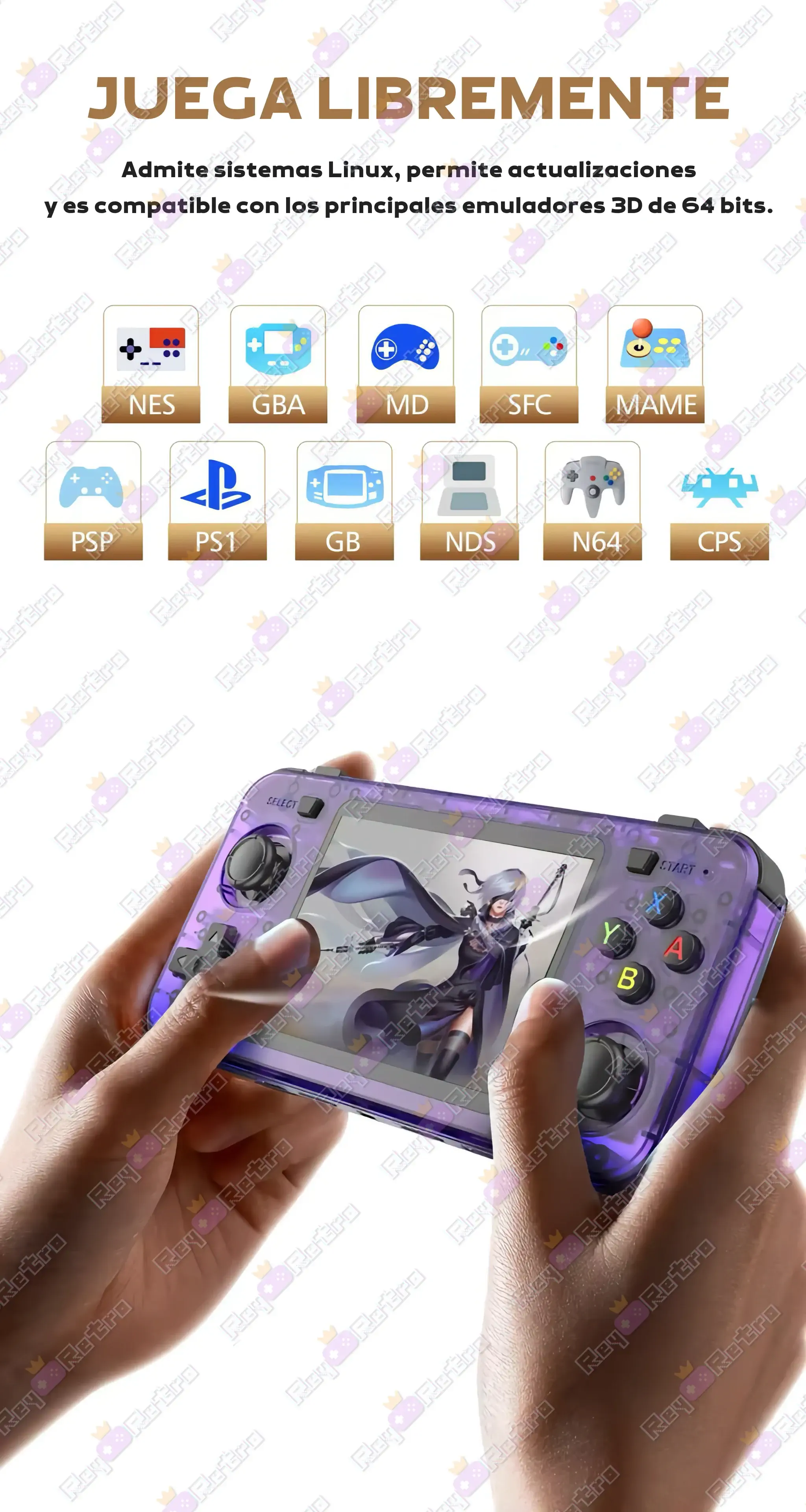 R36H.08 - 🕹 R36H - La famosa Consola Retro Portátil R36S ahora en Horizontal!