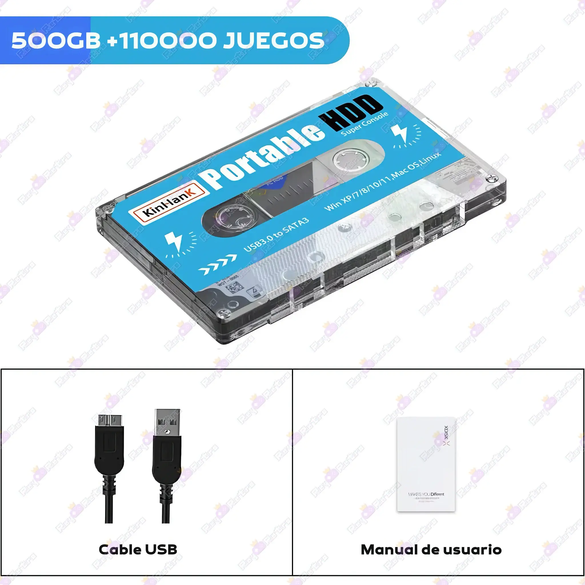 Retro_Cassette_Consola_Batocera.09 - 💻 Retro Cassette Consola Batocera 500GB - Más de 110.000 Juegos Retro