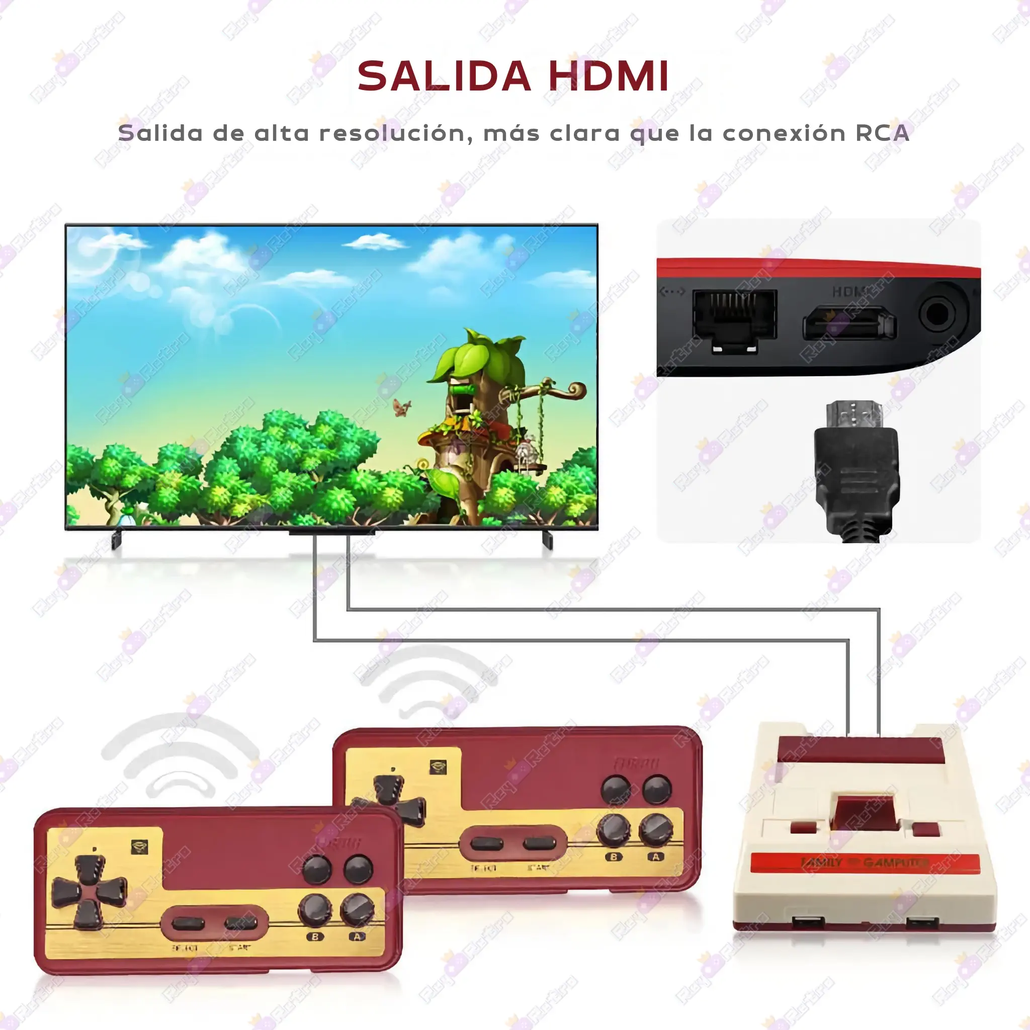 Retro_Famicom_Mini.07 - 📺 Retro Famicom Mini - 3000 juegos clásicos con mandos inalámbricos