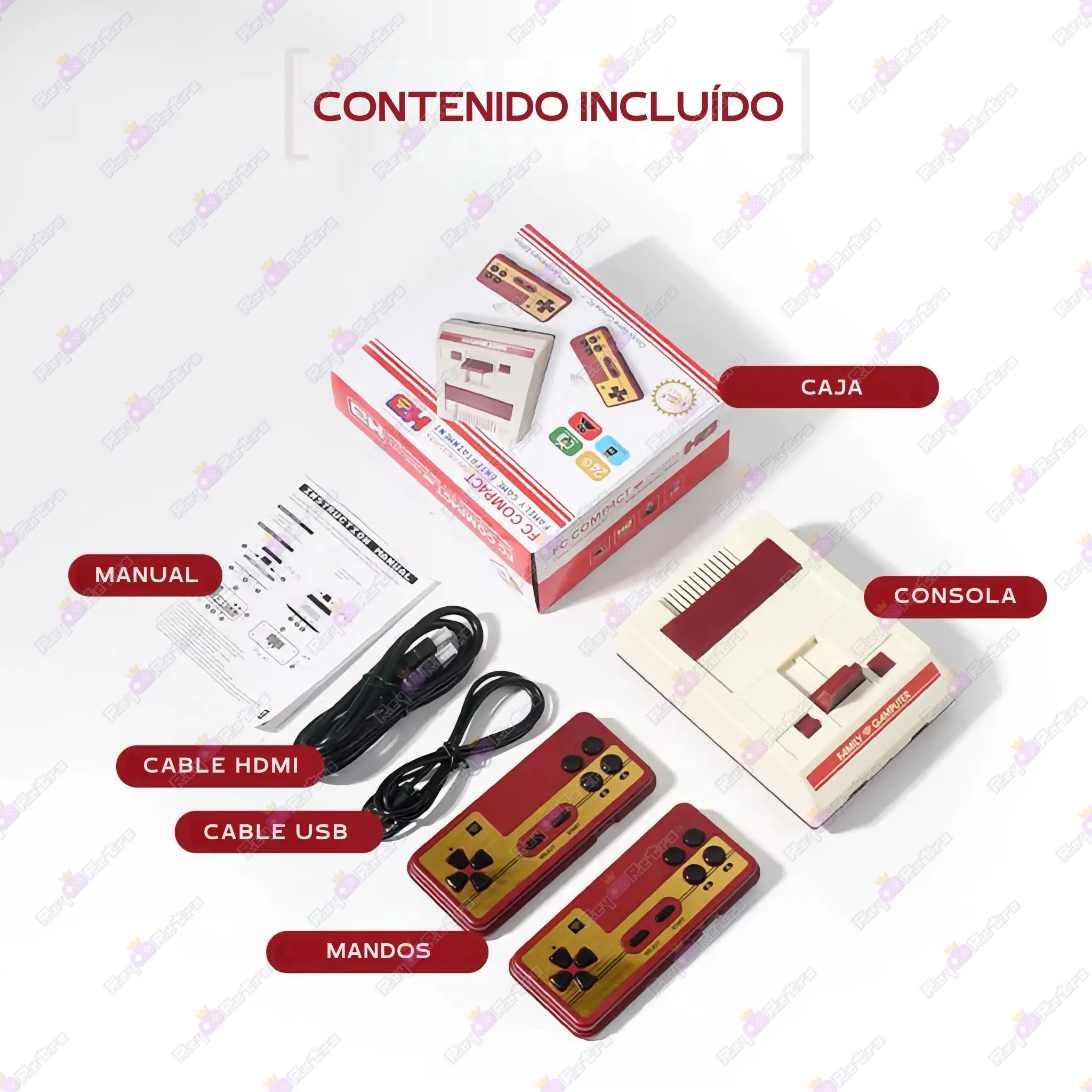 Retro_Famicom_Mini.11 - 📺 Retro Famicom Mini - 3000 juegos clásicos con mandos inalámbricos