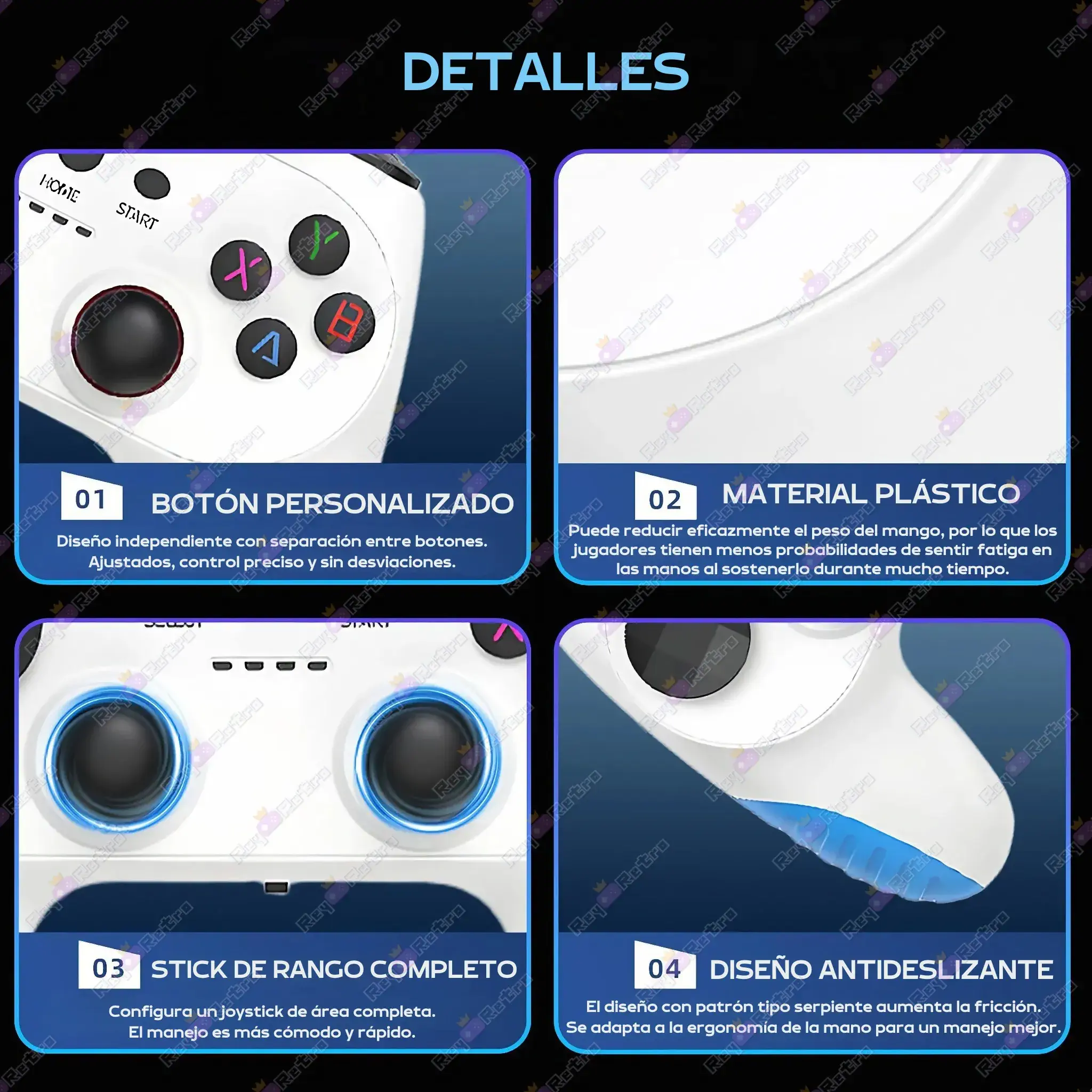 Retro_Game_Stick_X10_Pro.03 - 📺 Retro Game Stick X10 Pro - 50.000 juegos retro con 2 mandos inalámbricos