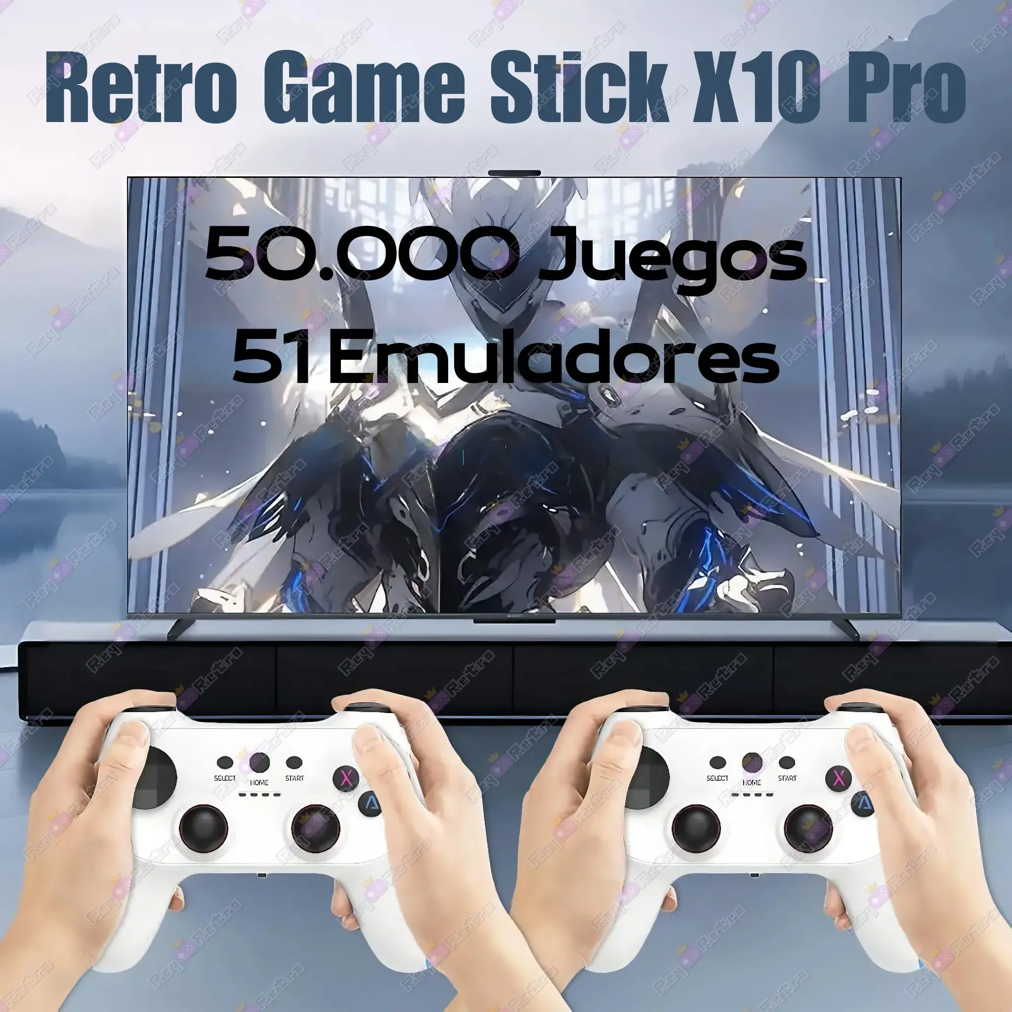 Retro_Game_Stick_X10_Pro.06 - 📺 Retro Game Stick X10 Pro - 50.000 juegos retro con 2 mandos inalámbricos