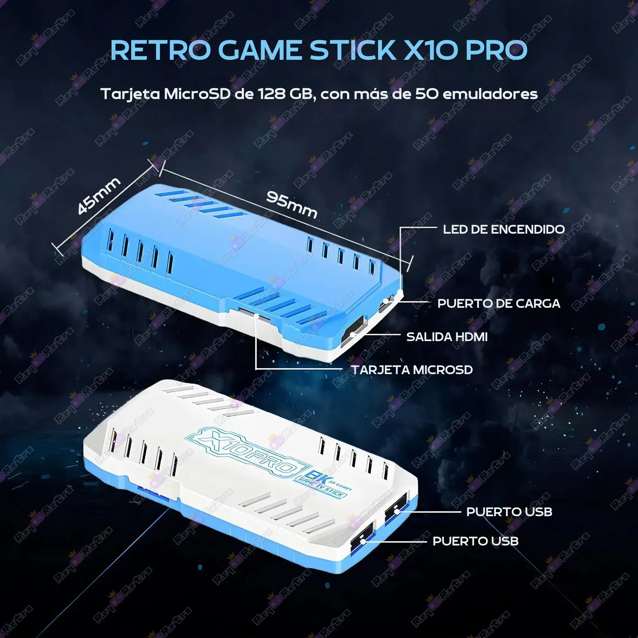 Retro_Game_Stick_X10_Pro.09 - 📺 Retro Game Stick X10 Pro - 50.000 juegos retro con 2 mandos inalámbricos