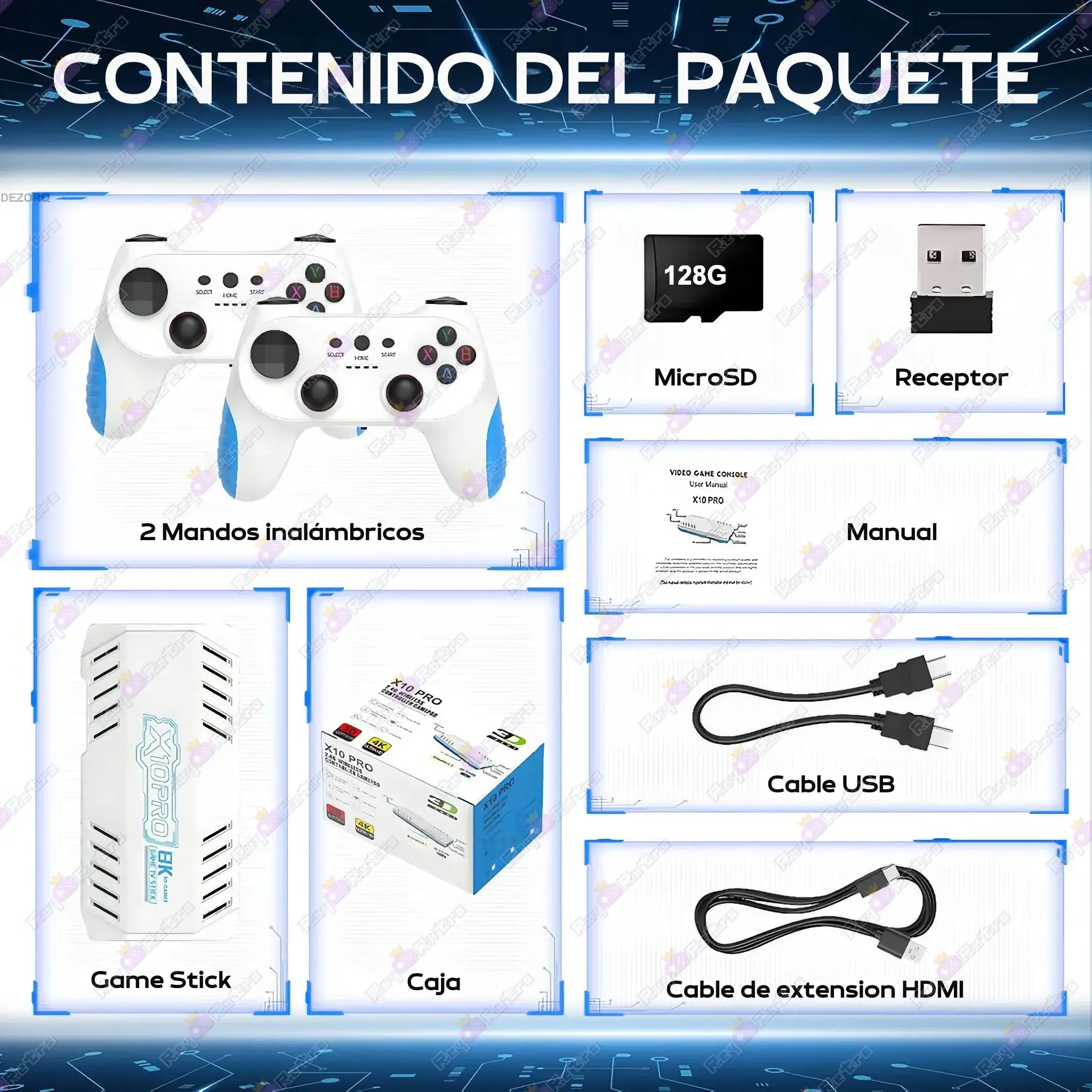 Retro_Game_Stick_X10_Pro.12 - 📺 Retro Game Stick X10 Pro - 50.000 juegos retro con 2 mandos inalámbricos