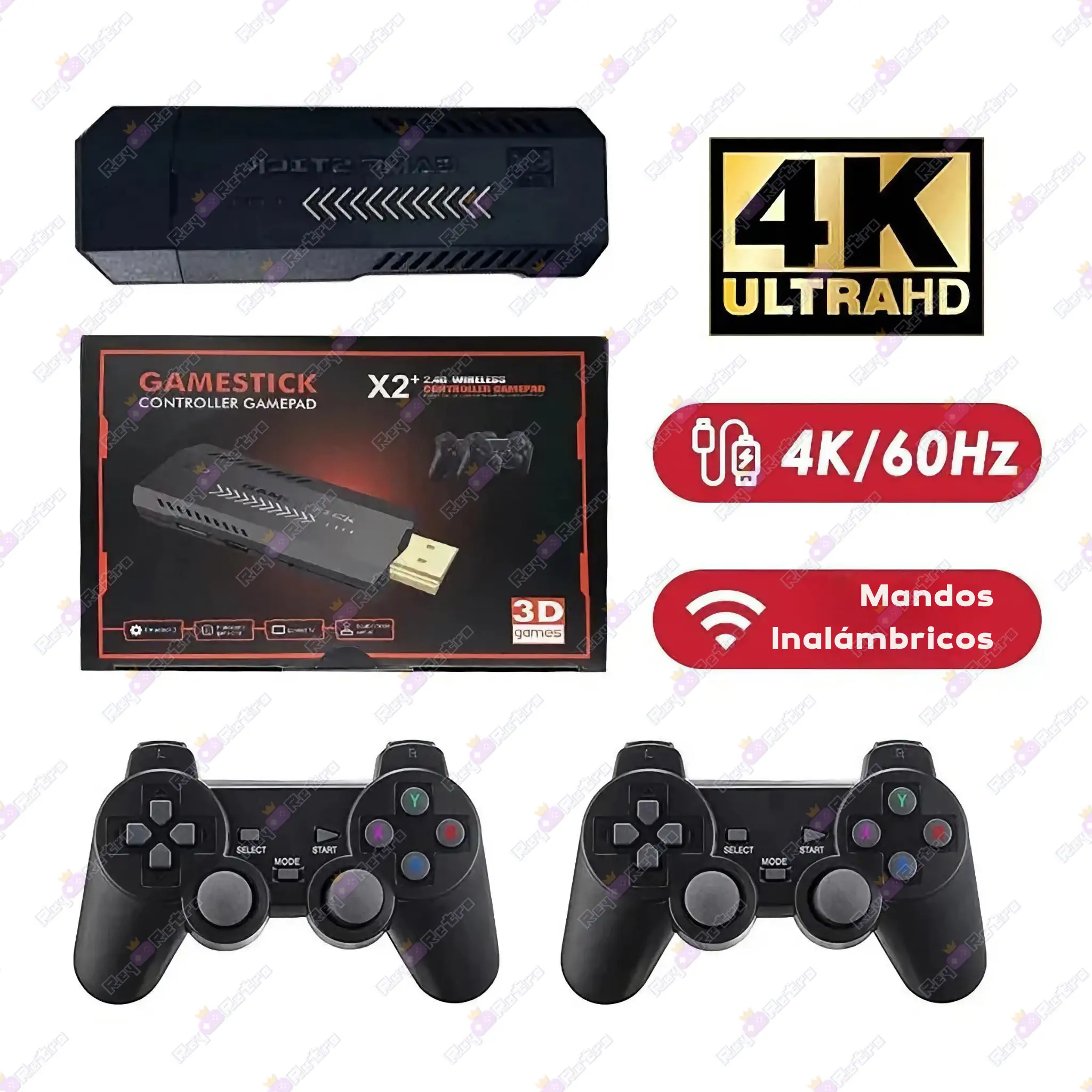 Retro Game Stick X2 Plus Retro_Game_Stick_X2_Plus.03 - 📺 Retro Game Stick X2 Plus - Consola TV Emuladora HDMI 4K