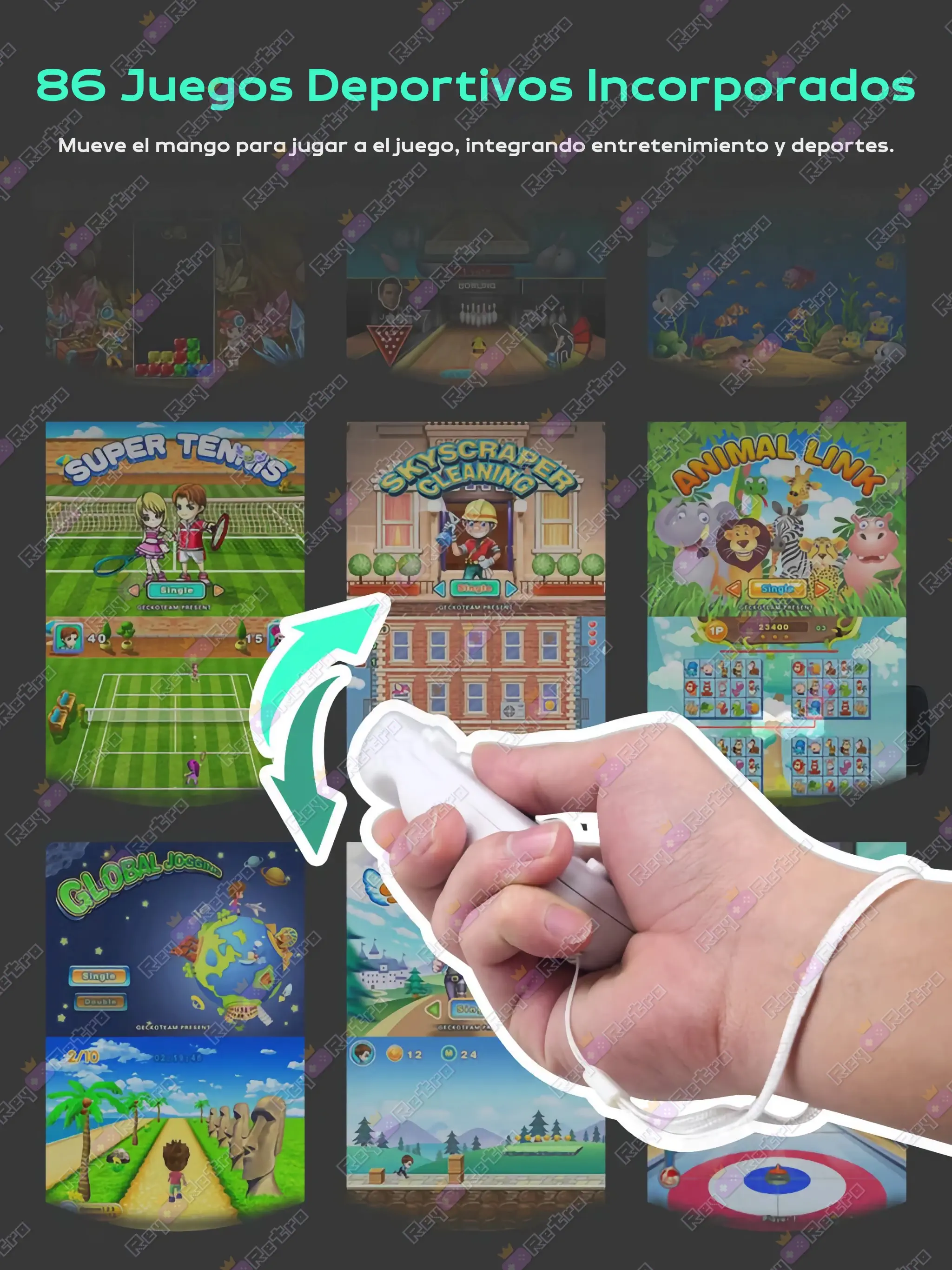 Retro_Game_Stick_Y2_Fit.04 - 📺 Retro Game Stick Y2 Fit - Juegos activos con control por movimiento