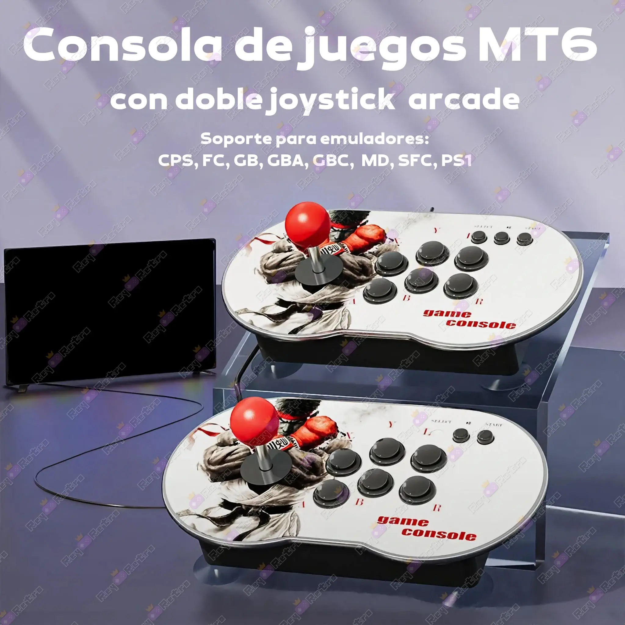 Retro Pandora Box Arcade MT6 Retro_Pandora_Box_Arcade_MT6.02 - 📺 Retro Pandora Box Arcade MT6 - Consola Emuladora con Joystick