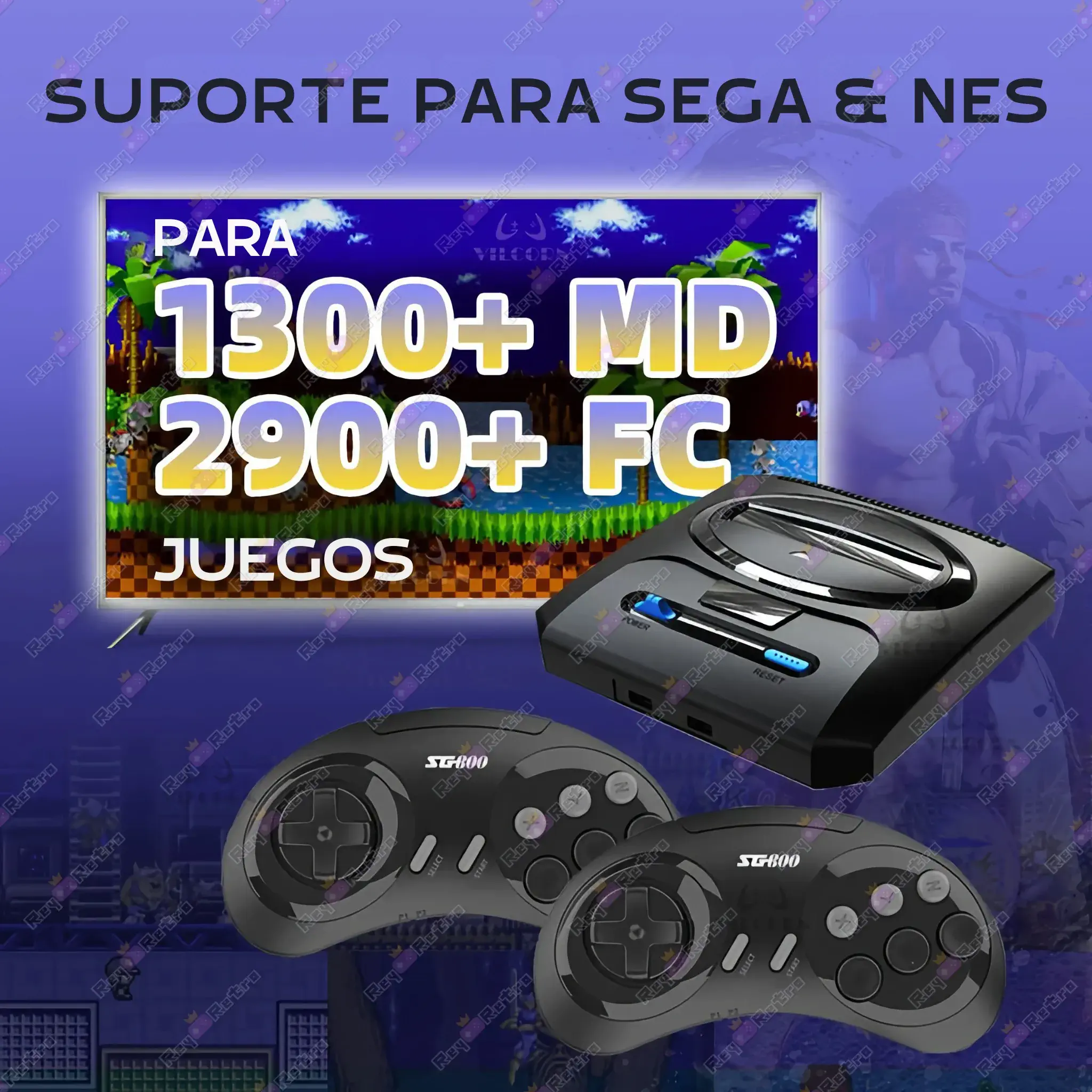 Retro_Sega_Megadrive_Genesis_Mini.02 - 📺 Retro Sega Mega Drive Genesis Mini - 4.200 juegos clásicos