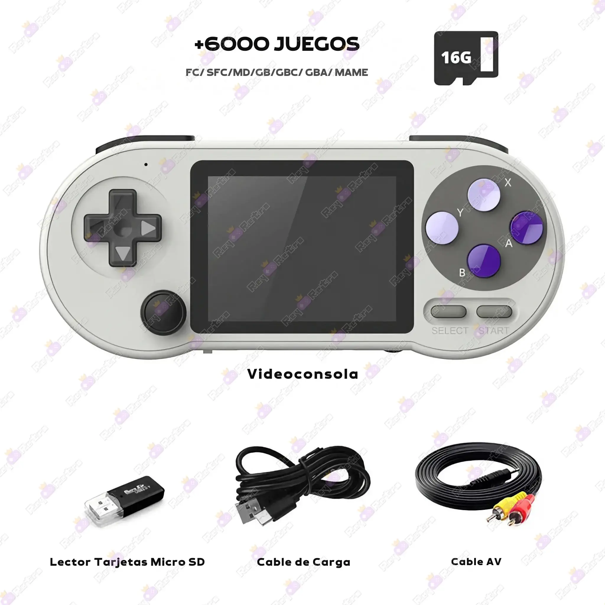 SF2000 SF2000.02 - 🕹 Consola Retro Portátil SF2000 - 3