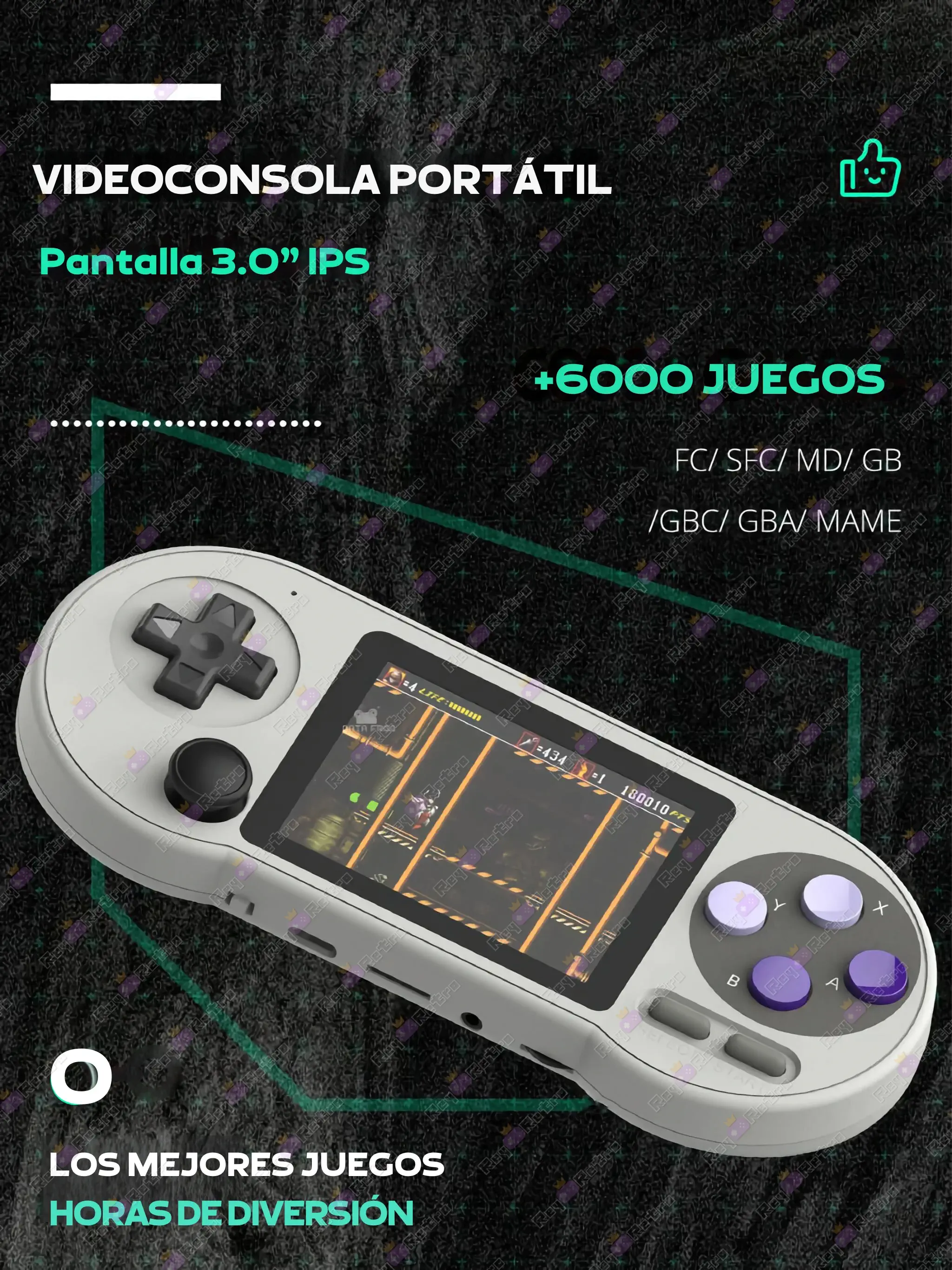 SF2000 SF2000.04 - 🕹 Consola Retro Portátil SF2000 - 3