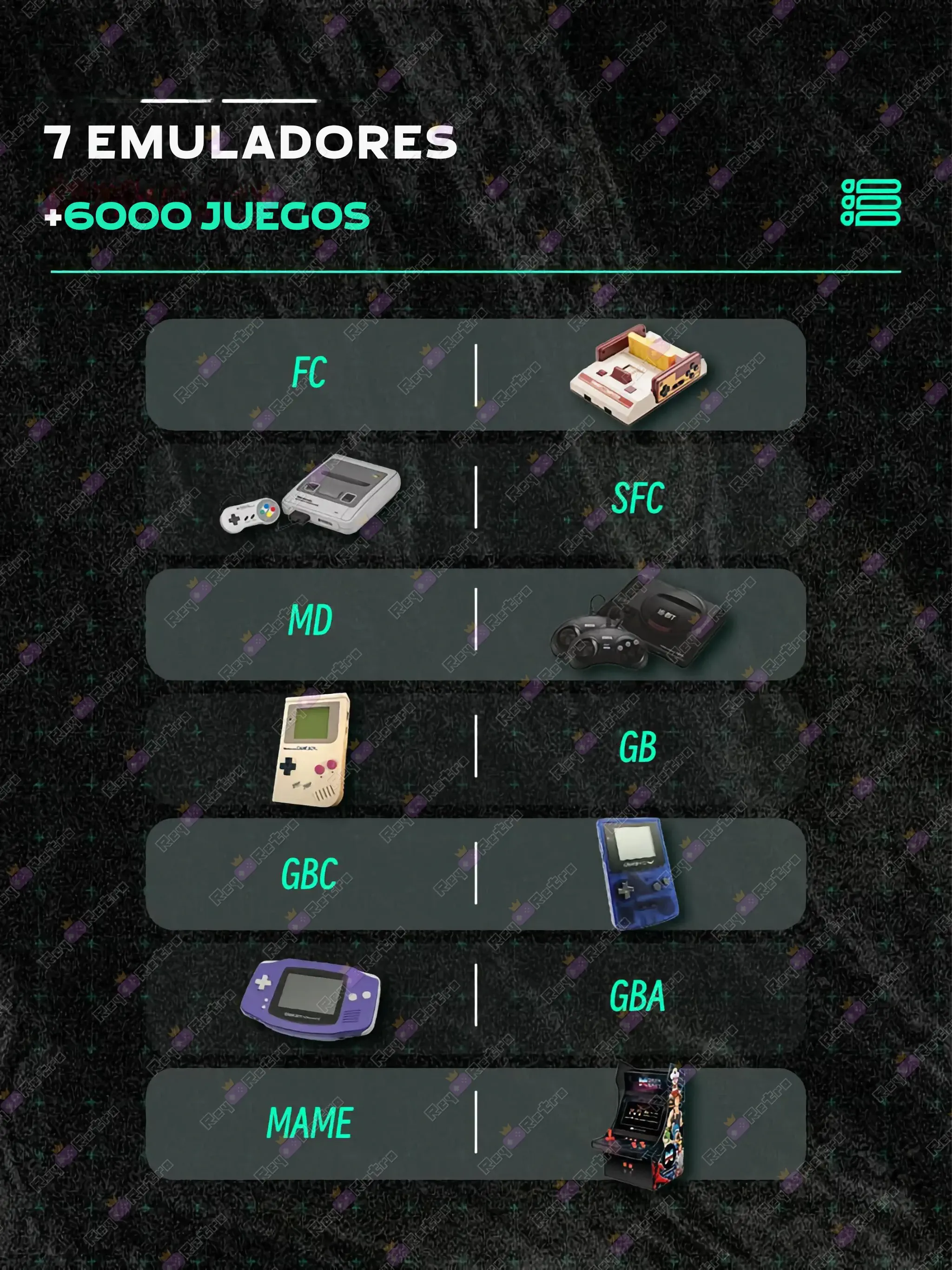 SF2000 SF2000.12 - 🕹 Consola Retro Portátil SF2000 - 3