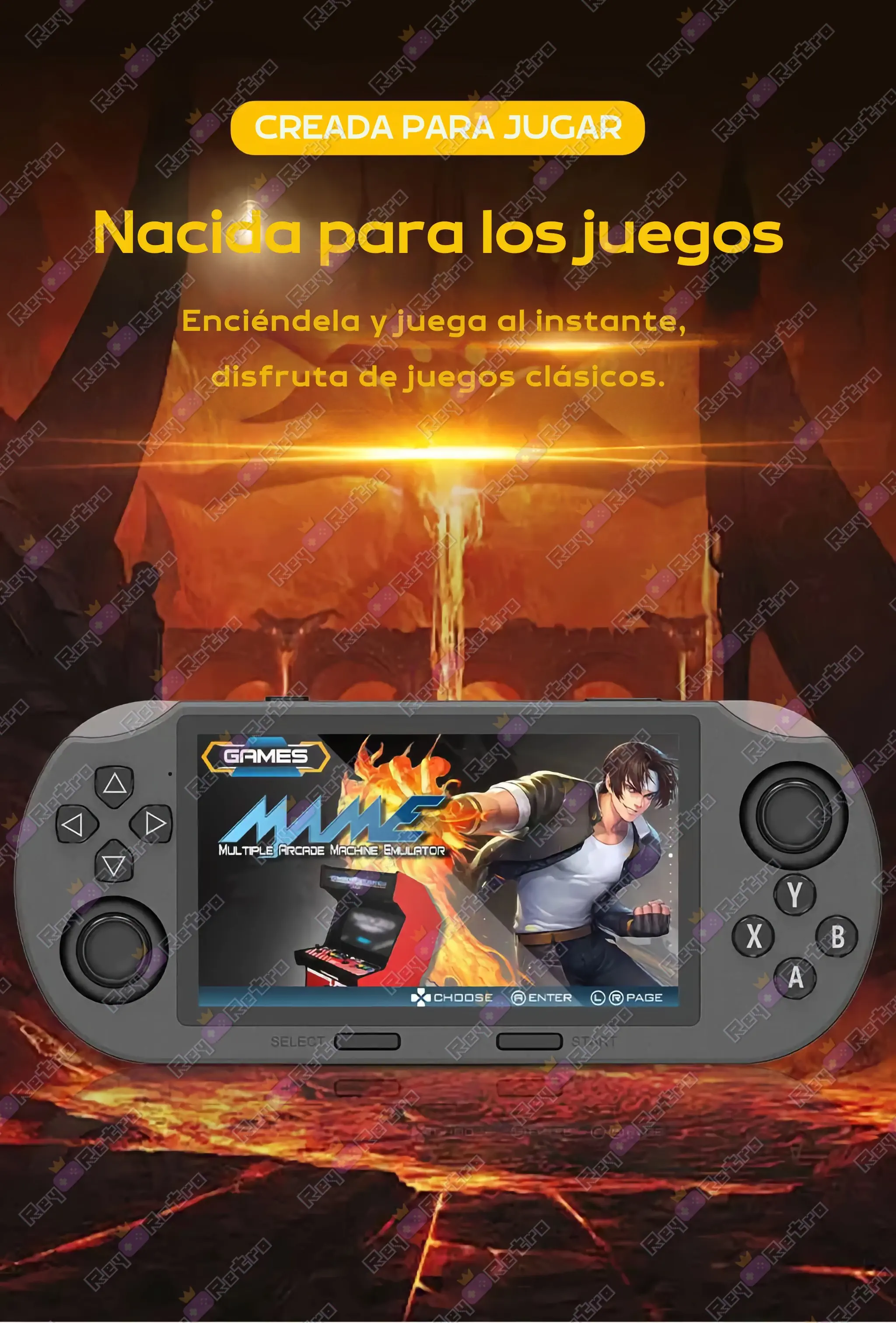 SF3000.02 - 🕹 SF3000 - Consola retro portátil con pantalla IPS 4,5″ y funciones multimedia