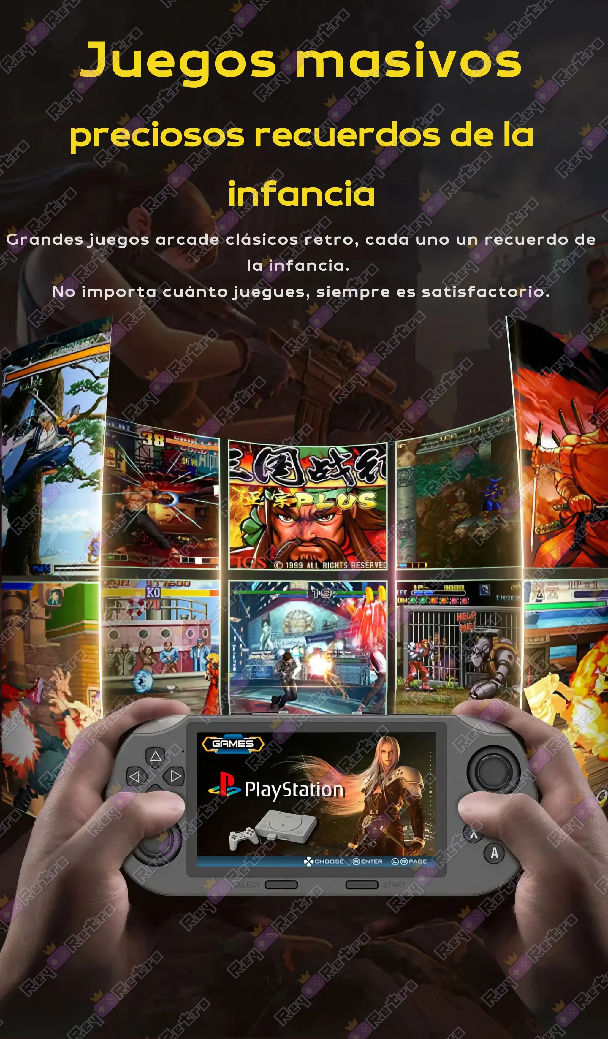 SF3000.10 - 🕹 SF3000 - Consola retro portátil con pantalla IPS 4,5″ y funciones multimedia