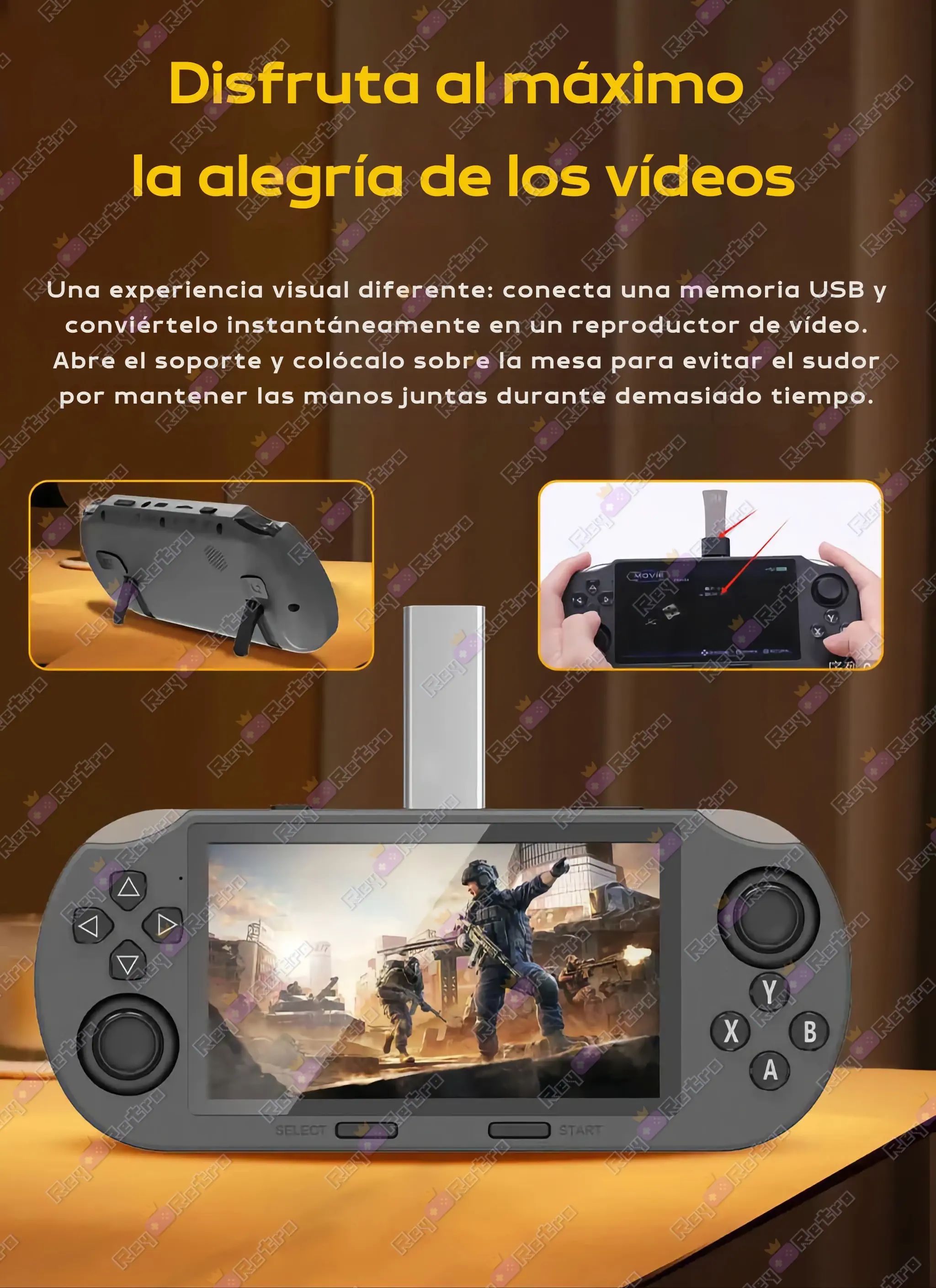 SF3000.12 - 🕹 SF3000 - Consola retro portátil con pantalla IPS 4,5″ y funciones multimedia