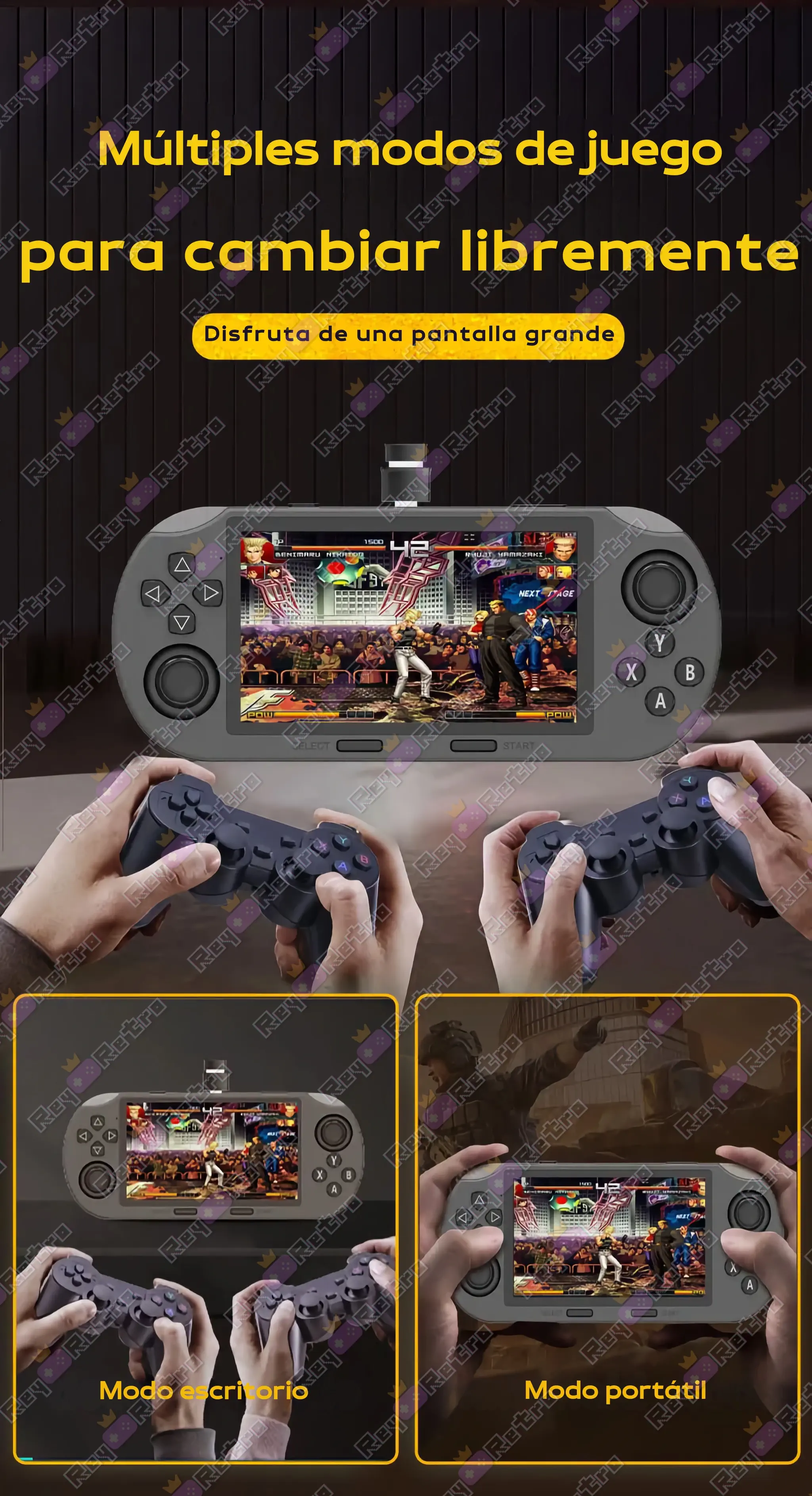 SF3000.15 - 🕹 SF3000 - Consola retro portátil con pantalla IPS 4,5″ y funciones multimedia