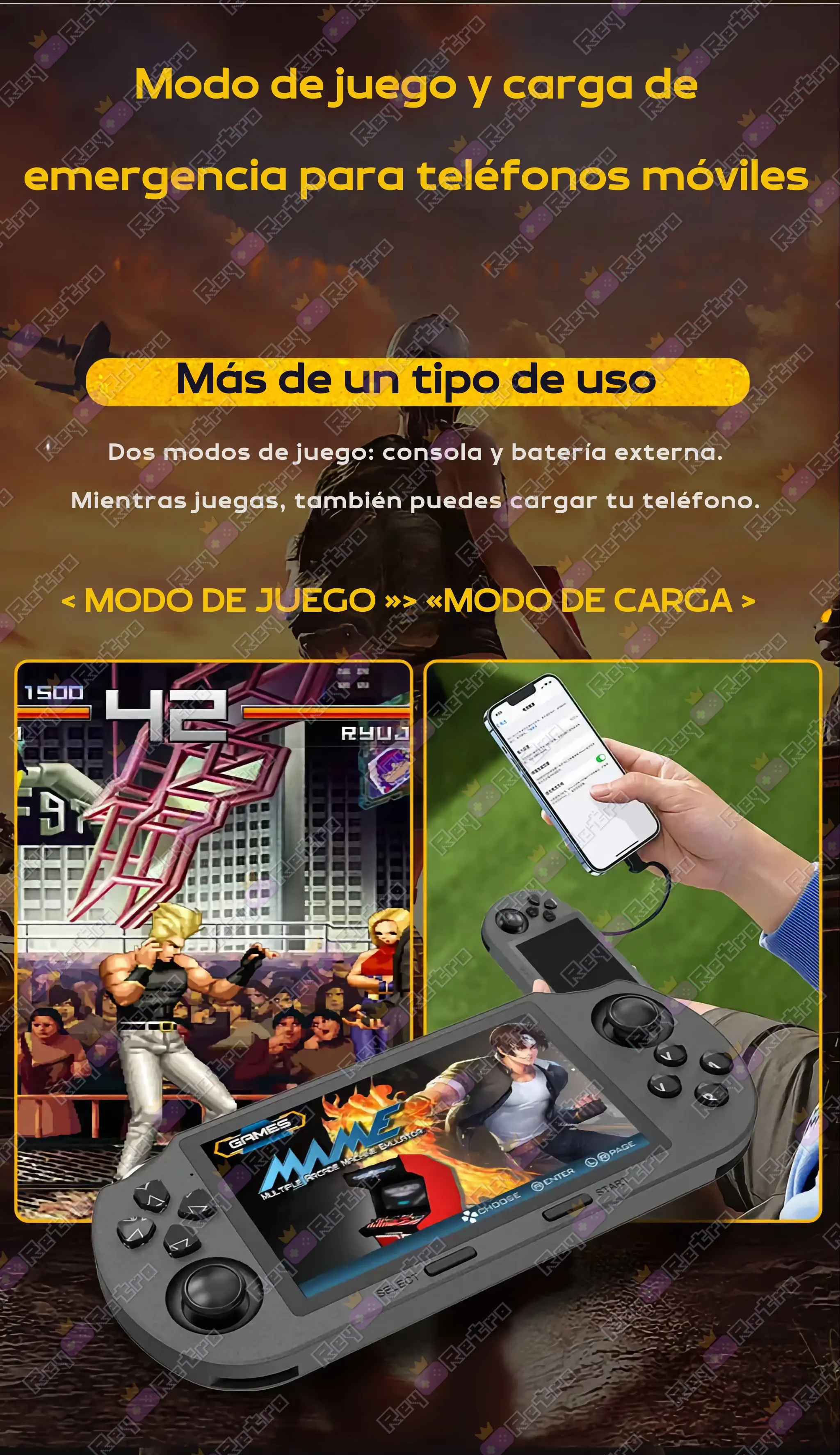 SF3000.16 - 🕹 SF3000 - Consola retro portátil con pantalla IPS 4,5″ y funciones multimedia