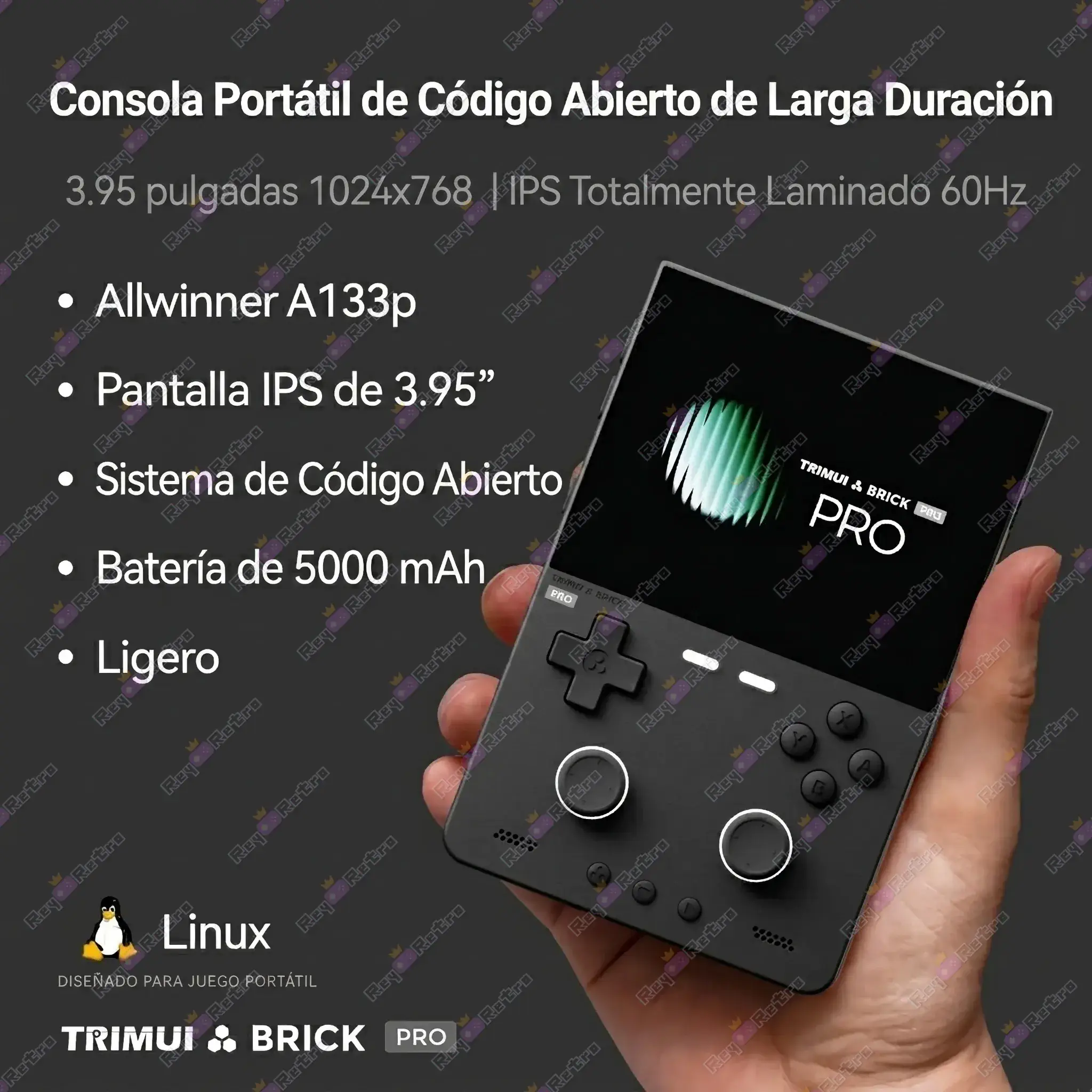 Trimui Brick Pro Trimui_Brick_Pro.07 - 🕹 Trimui Brick Pro - Consola portátil retro Linux con pantalla IPS de 3,95