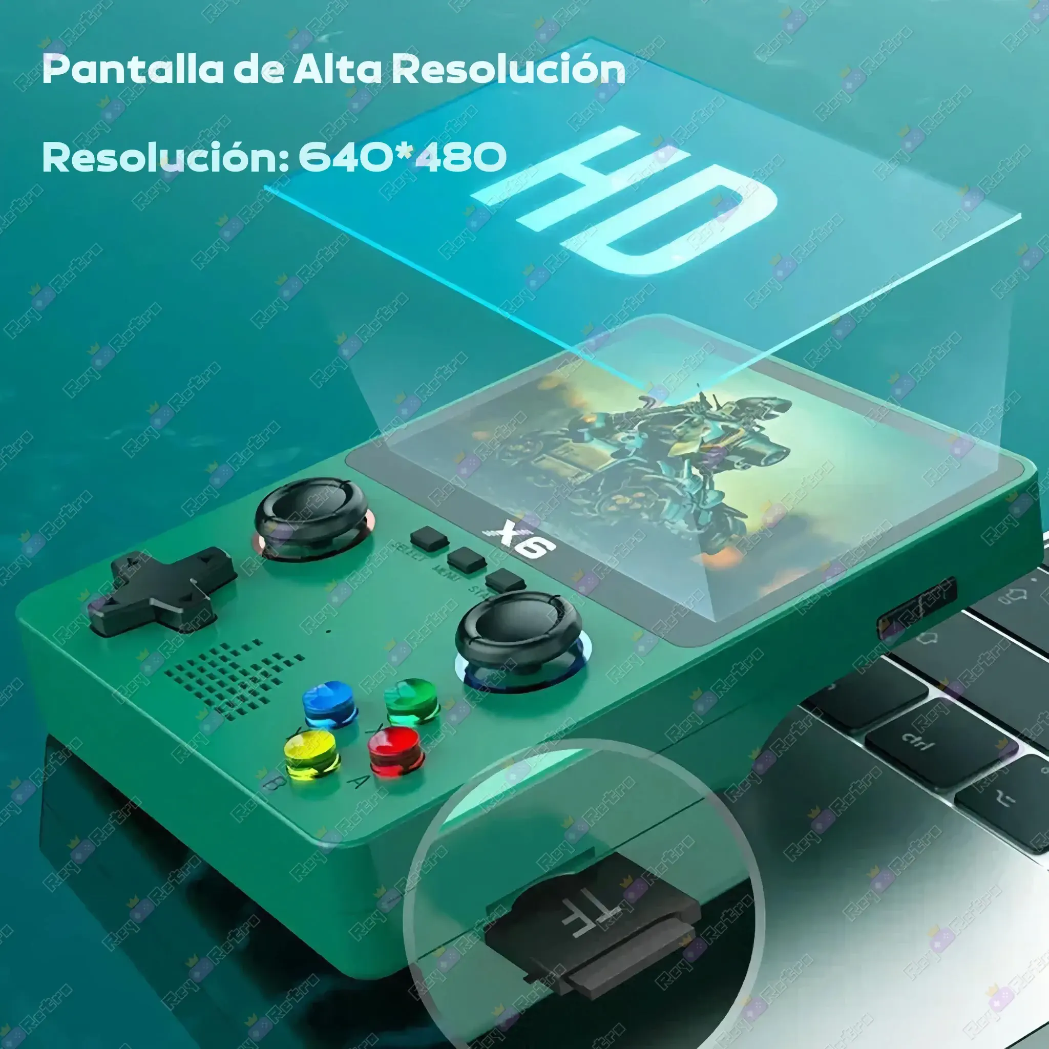 X6 X6.05 - 🕹 Consola Retro Portátil X6 - Económica para su Alta Potencia